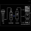 Microphones UHF Wireless Microphone Converter XLR Transmetteur Récepteur pour adaptateur de transmission de guitare dynamique
