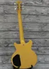 Junior Double Cutaway 1959 TV Especial TV Amarelo Guitarra Elétrica Black Pickguard Pickups P90 Pickups Wrap Around Tailpient Vintage 2006660