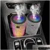 Altri accessori per interni Diffusore per auto a diamante di lusso Humidificatore con Purificatore leggero a LED Aromaterapia Giornata Delivery Delive M DHRVH