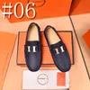 40-модель итальянская обувь мужской обувь повседневная роскошная бренда летние мужчины дизайнерские лоферы подлинные кожаные моказины легкий дышащий на лодке обувь 2024 размер 38-46