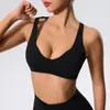 Women Sports Bra High Support Sexy Yoga Fitness Top Underwear Gym PushUp Sportswear Female 240407