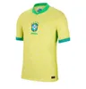 2024 2025 Brasilien Soccer Jerseys L.Paqueta Neymar Vini Jr. 24 25 P.Coutinho Richarlison Football Shirt G.Jesus T.Silva Bruno G. Pele Casemiro fans Player Men Kids Kit Jersey