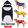 Köpek Giyim Köpekler İçin Altın Kürk Yağmur Colay Uygun Rüzgar ve Yağmur Açık Malzemeleri Oyuncak Küçük Orta Büyük S-6XL