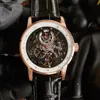 Watch Mens Automatic Mechanical Movement Luxus Uhren 41 mm hochwertiges Lederarmband Klappschnalle wasserdichte Business Armbandwatch Relogios Montre de Luxe