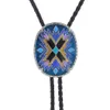 Боло Связывание Totem Bolo Tie Tie Coall веревочная рубашка аксессуары American Western Bolo галстук 240407