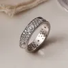 Luxury Rings Couple Designer Card Sterling Silver over the sky star female closed classic same exquisite high-grade sense inlaid ring With Logo