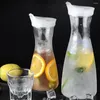 Water Bottles Large Capacity Transparent With Lid Bar Supplies For Cold Drink Lemonade Jar Bottle Juice Pitcher Carafe