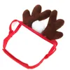 Dog Apparel Santa Claus Costume Pet Headdress Christmas Prop Party Headband Elk Horns Hair Accessory Decorating Supplies Child