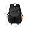 Multi-function Bags VC Luxury Mens Backpack High Quality 15.6 Laptop Capacity Waterproof Travel Bag Fashion School yq240407