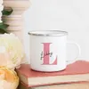 Nome iniziale ragazza personalizzato tazza di cacao personalizzata tazza personalizzata da donna tazze caffè tazze da caffè di San Valentino regali per la fidanzata 240407