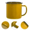 Dinnerware Sets Vintage S Glass Cup Iron Mug Durable Home Tableware Small Water Drinking Multi-functional Mugs Office Decor