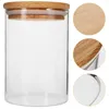 Storage Bottles 3pcs Kitchen Glass Jars Spice Large-capacity Cereal Canister With Airtight Lid