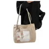 Ladies Beach Bags Large Evening Capacity Bag for Women's Trendy Woven Shoulder Summer Fashion Grass Casual Totes