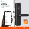 Smardeer Akıllı Kilit Kameralı Kameralı Tuya Akıllı Biyometrik Parmak İzi Kilit Parola/Parola/Kart/NFC/App aracılığıyla kilitsiz giriş
