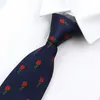 Krawat za szyję ścisły krawat z kołnierzem żakardowym na kombinezon weselny przy imprezowym dekolcie dekoltu Ultra-cienki akcesoria do męskich prezentów C240412