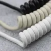 Keyboards Coiled Cable USB TypeC Connection Black White Gray for GH60 XD64 GK61 GK64 XD75 RGB75 XD96 RGB96 Mechanical Keyboards