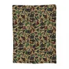 Couvertures confortables mignonnes animaux de compagnie Camouflage Camouflage accessoires de camouflage canapé canapé décoratif jet de flanelle ultra-douce pour chambre à coucher