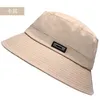 Wide Brim Hats Bucket Big Head Man Large Size Sun Hat Women Beach Fisherman Pure Cotton Panama Cap Plus 56-58cm 58-60cm 61-65cm Q240403