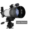 Telescopios Telescopio astronómico Telescopios Telescopio astronómico 150X Telescopio Monocular Monocular con Telescopio de regalo de cumpleaños para niños Trípode