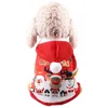 Abbigliamento per cani abiti natalizi per animali domestici abbigliamento da maglione morbido caldo per cani cuccioli di costume da gatto forniture per cappotto