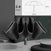 Umbrella automática de 140cm super grande feminina machos de luxo na prova de vento