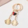 Keychains Lonyards mignon aimant coeur pingouin Keychain Belle chaîne de clés aniaml pour faire des accessoires de bijoux bricolage collier à la main Q240403