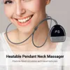 Full Body Massager Portable Neck Massager Mini Hanging Cervical Shoulder Back Massager For Pain Relief Pulse Hot Compress Electric Neck Massage 240407