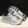 2024 avec logo original 5 Coureurs d'extérieur chaussures de créateur de chaussures de concepteur Platforms Absorbant tout le blanc noir gris pour les femmes d'entraînement pour hommes