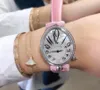 MOVIMENTO ORGGIORE ORGGI GOLDI ROSE ROSE PER DONNE OROLOGIO ORDAGGIO MECCANICO Diampetta Diamond Cinta in pelle impermeabile Banda rosa 7377831