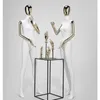 Modelo de janela de cabides Propções de roupas femininas imitação do corpo de braço eletroplatado Dummy Platform Display Display Stand manniquin