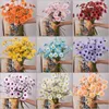 Decorative Flowers Artificial Plants 52cm Sun Flower Colorful Small Daisy Home Garden Decor Chrysanthemum Wedding DIY Party Silk