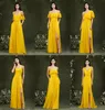 Robes de demoiselle d'honneur jaune conçue mixte pour Country Garden Beach Bohemian Médinon Gémier d'honneur Robes de fête de fête de fête 8138841