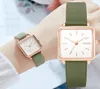 Gaiety Brand Fashion Women Regardez un bracelet en cuir carré simple bracelet dames montres quartz wristwatch chronomètre féminin drop8061493