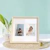 Frames 3/5/6/SQ/inch Photo Frame Minimalist Table Hanging Wall Square Wooden Frame Suitable For Fujifilm Instax Mini 12 11 EVO Camera