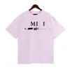 Koszule męskie T -koszulka Koszulka Projektant Tshirts Top Woman Tee For Lovers List Krótkie rękaw okrągły szyja moda moda Hip Hop Bawełna czarna damska czarna moda 20ss moda