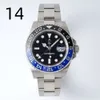 4 Style Super N Factory Watch 904L Steel Men 41mm Men Black Ceramic Bezel Sapphire 126610 Diving 2813 5674