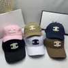 القبعة الفاخرة قماشية Cap Designer Men Hat Women Baseball Cap Sun Hat Hat Trants Summer Snapback Sunshade Sport Peach Beach