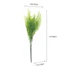 Fleurs décoratives 4 pcs simulées d'herbe persane fausses plantes artificielles pour décoration intérieure Ultraviolet Light Maison