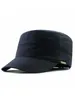 Ball Caps hiver Big Head Mens grande taille en laine Polyester à chapeau plat militaire plus 55-60 cm 60-65 cm Q240403