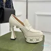 2024 Chaussures à talons hauts Slip-on Luxury Designer Dress Chaussures Chaussures de mariage 11cm