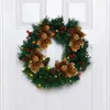 装飾的な花10cm 6/10pcs 2.7cm人工植物偽パインコーンリースクリスマスホーム装飾の木の装飾