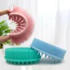 Nouveau shampooing en silicone bébé pour enfants enfants soft girl girl douche baignoire têtes de bain lavage de massage brosse essuyer le peigne nettoyeur