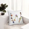 Pillow Detailed Goldfinch Bird Illustration Throw Christmas Decorative