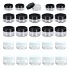 Bottles 50/100pcs Cosmetic Paste Jars Pot Box Nail Art Cosmetic Bead Storage Makeup Cream Plastic Container Round Refillable Bottles