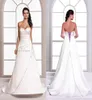 Sexig 2021 Vintage Purple and White Wedding Dresses broderi Bill Levkoff Sweetheart A Line Plus Size Pet Wedding Dresses DL17812122