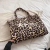 Sacs de soirée Sexy Leopard Design 2024 Big Korean Fashion Shopper Shopping For Women Handbag Bag Sac de grande capacité