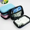 Storage Bags Cases Mini Hard Portable Headphones USB Cable Charger Coin Card Phone Carrying Case Wallet Electronic
