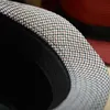 ワイドブリムハットバケットホットセラーファッションユニセックスSTR FEDORA SUN HAT PANAMA TRILBY折りたたみ可能なメンズトラベルベルトYQ240407