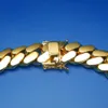 Château en vente en gros 18k Gold Chunky Custom Gold Link Chain Gold Cuban Miami Chain 22 mm Miami Collier Cubain Collier