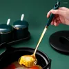 Skedar stora hushållssked serverar rostfritt stål sopear långt handtag potten durkök